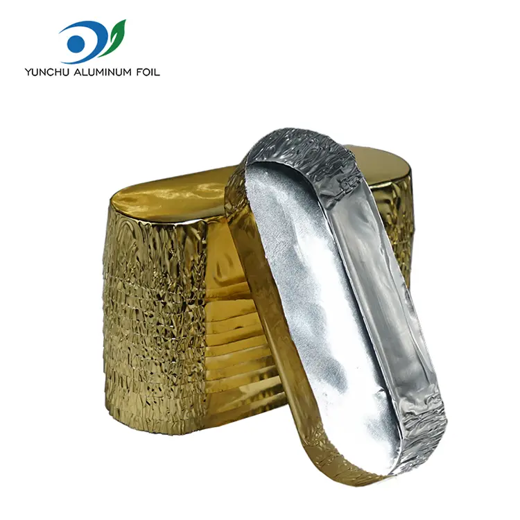 सानो अलभन प्याकिंग चाँदी एल्युमिनियम पन्नी कन्टेनरहरू सानो अलभन प्याकिंग चाँदी एल्युमिनियम पन्नी कन्टेनरहरू