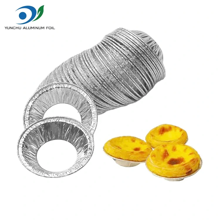 राउन्ड टर्ट ट्रे ट्रे चाँदीको एलिमनियम पन्नी खाद्य खाडर