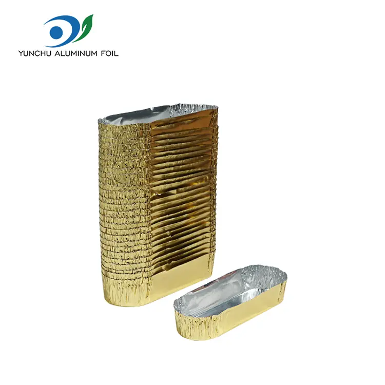 सानो अलभन प्याकिंग चाँदी एल्युमिनियम पन्नी कन्टेनरहरू