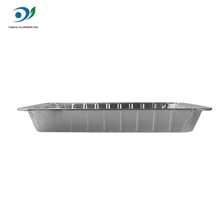 ठूलो क्षमताको स्टेट-बाहिर बेकिंग ट्रे रेस एलिमिनम एल्युमिनम कन्टेनरहरू