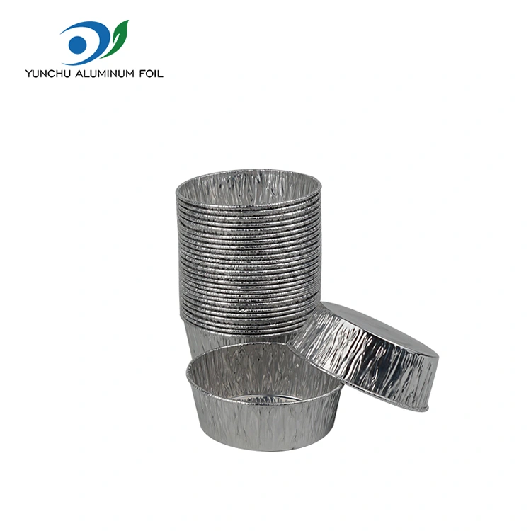 केक बेकिंग कप चाँदीको एलिमनियम एलिमिनम पन्नी खाद्य कन्टेनर