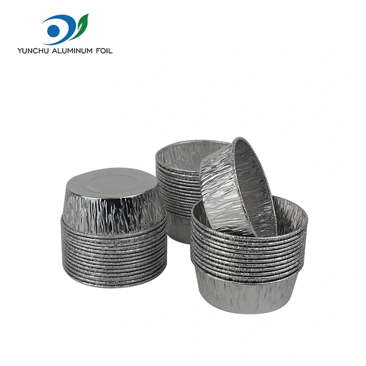 केक बेकिंग कप चाँदीको एलिमनियम एलिमिनम पन्नी खाद्य कन्टेनर