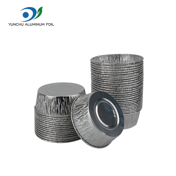 केक बेकिंग कप चाँदीको एलिमनियम एलिमिनम पन्नी खाद्य कन्टेनर