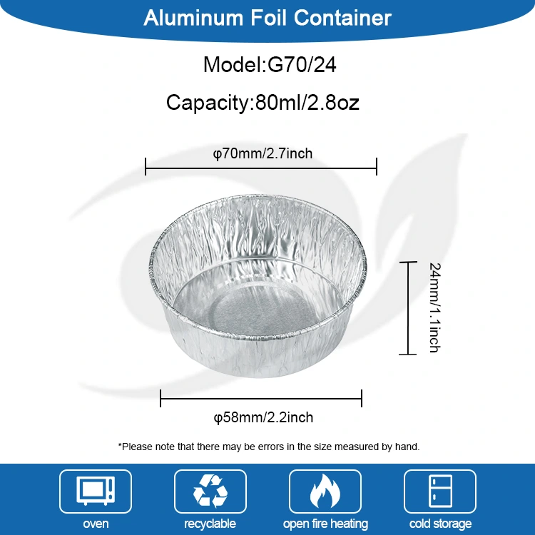 केक बेकिंग कप चाँदीको एलिमनियम एलिमिनम पन्नी खाद्य कन्टेनर