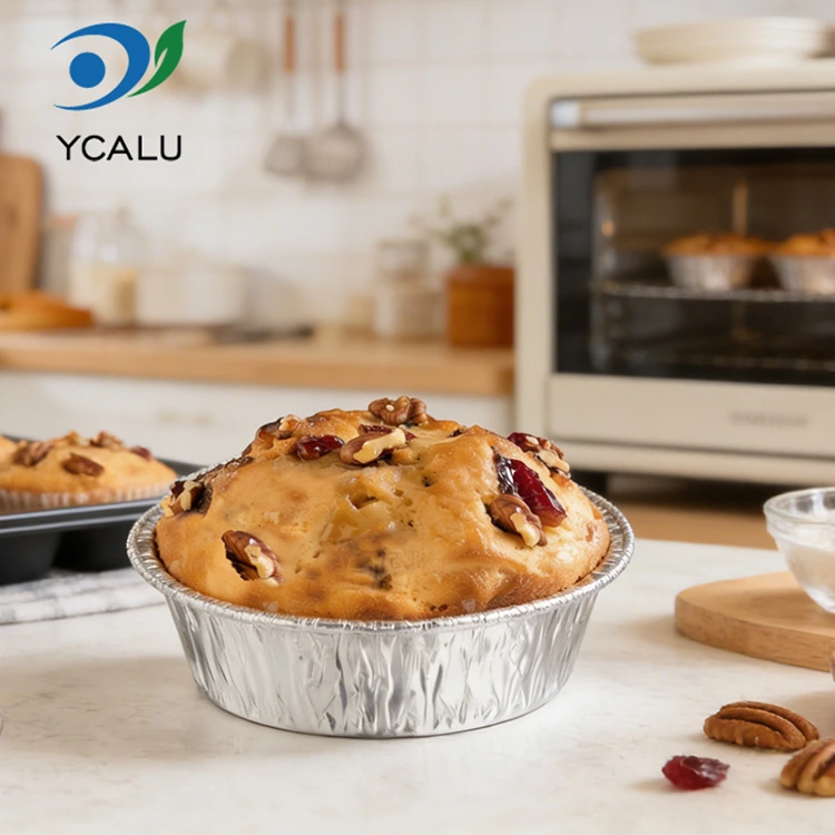 डिस्पोजेबल बेकिंग एयर फ्राइर सिल्भर एल्युमिनियम पन्नी खाद्य कन्टेनरहरू