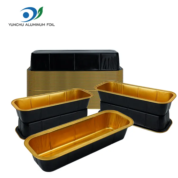 आयताकार ओभन रोटी मनिजली एल्युमिनियम पन्नी कन्टेनरहरू आयताकार ओभन रोटी मनिजली एल्युमिनियम पन्नी कन्टेनरहरू