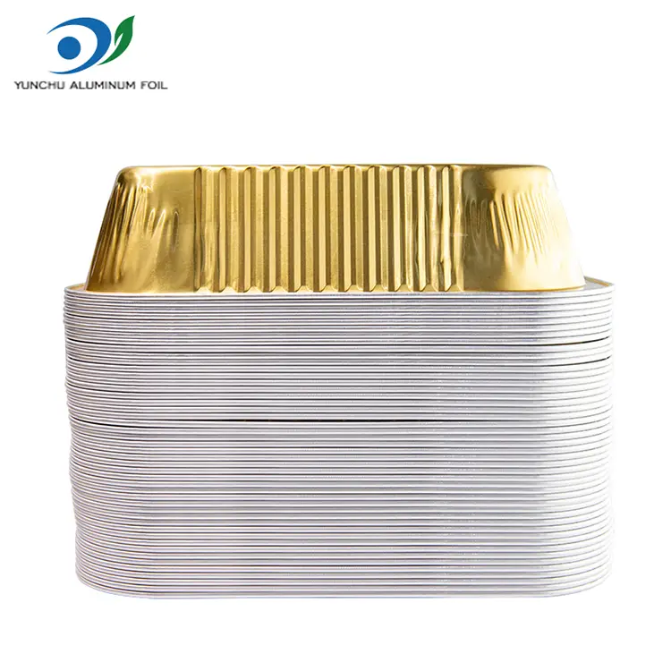 डिस्पोजेबल गाढा फोहर ग्रेड एल्युमिनियम पन्नी कन्टेनरहरू