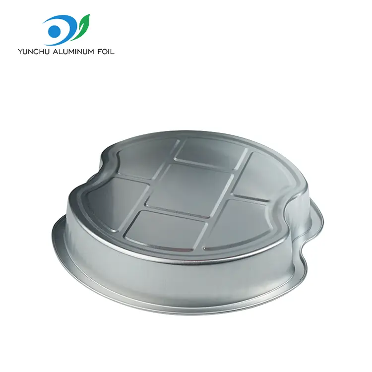 डिस्पोजेबल टायर टेकवेज राउन्ड एल्युमिनियम पन्नी कन्टेनरहरू