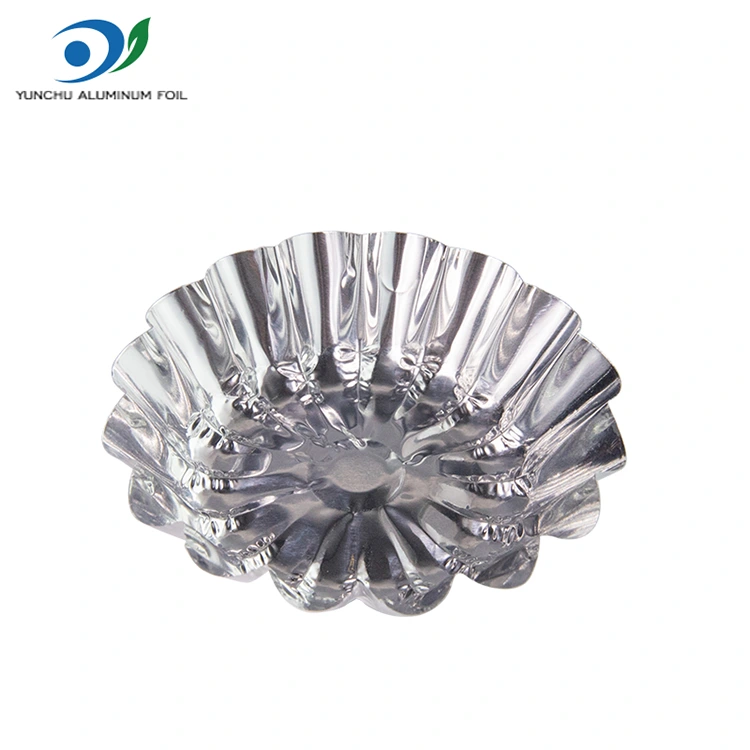 अण्डा टर्ट्स एयर फ्रिजर सिल्वर एल्युमिनियम पन्नी खाद्य खाडरमा पकाएको खाना