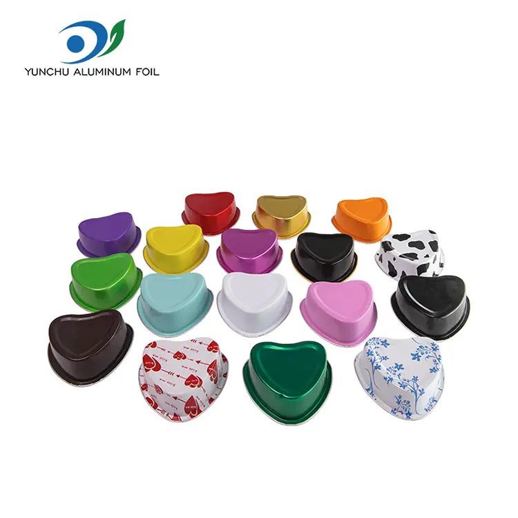 मुटु-आकारको भुल्फ मनिजरी एल्युमिनियम पन्नी कन्टेनरहरू