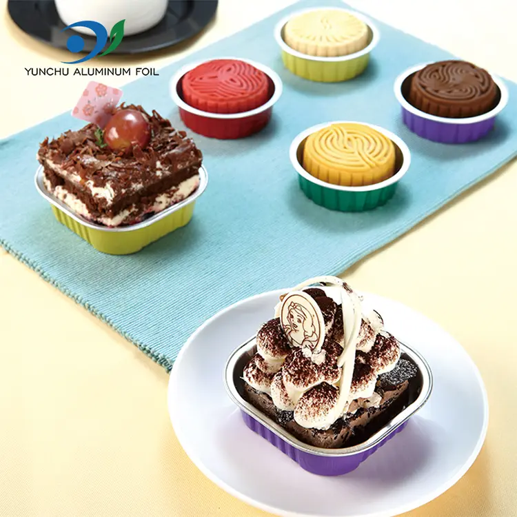 Square Smoothwall Aluminum Foil Containers