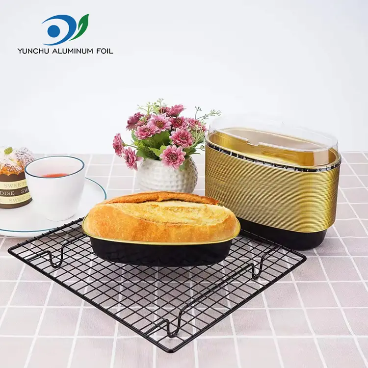 अंडा र color ्ग स्मोचवेल एल्युमिनियम पन्नी कन्टेनरहरू