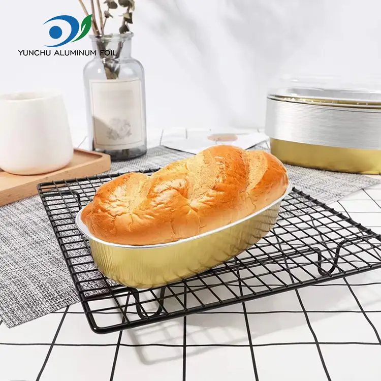 अंडा र color ्ग स्मोचवेल एल्युमिनियम पन्नी कन्टेनरहरू