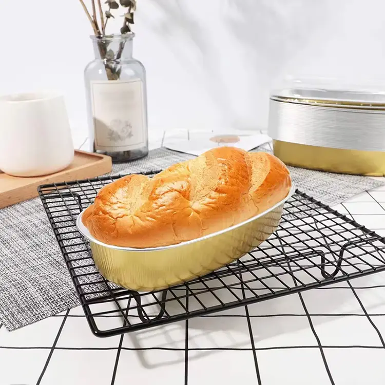 अंडा र color ्ग स्मोचवेल एल्युमिनियम पन्नी कन्टेनरहरू