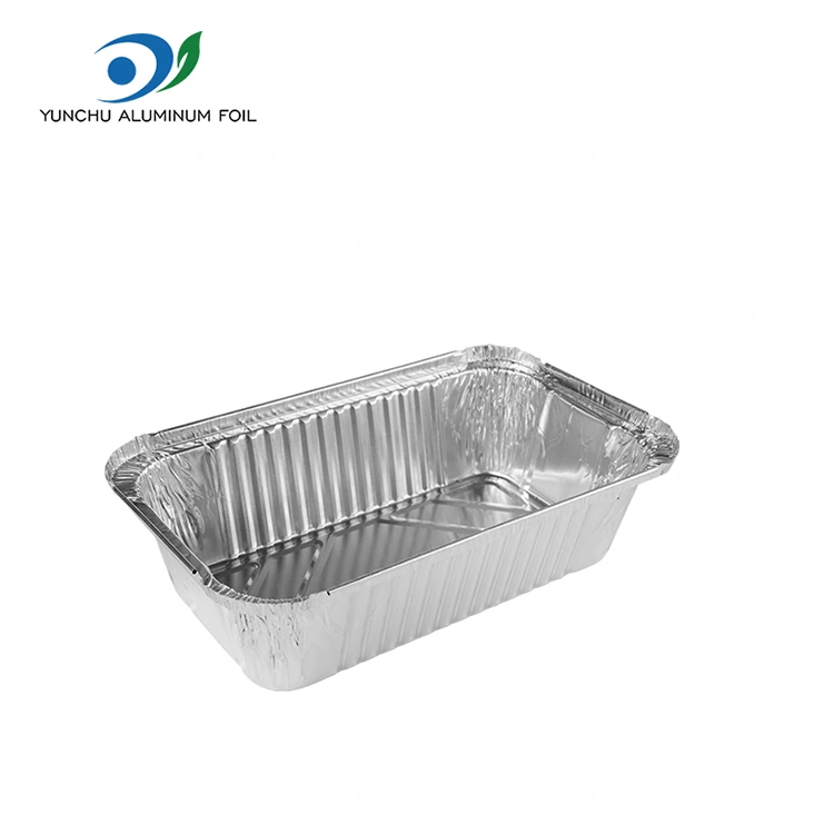 आयताकार एयर फ्राइर प्यारा प्याकिंग बाउन्डिंग मूनल एल्युमिनम कन्टेनरहरू