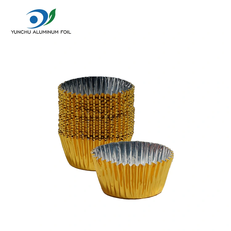 राउन्ड सानो प्याकेज बेकिंग चाँदी एल्युमिनियम पन्नी पन्नी खाद्य कन्टेनर