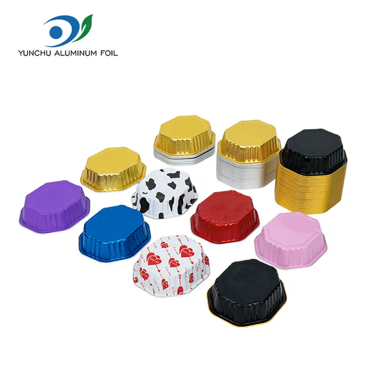 विशेष आकारको Cake Chak कप स्मिमिनियल एलिमिनियम पन्नी कन्टेनरहरू