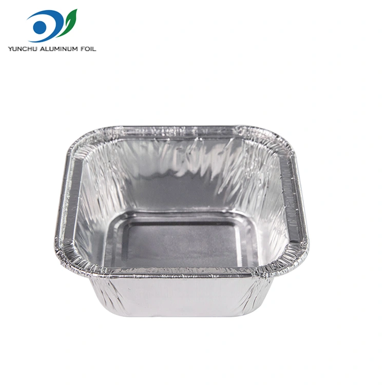 वर्ग एयर फ्रिजर चाँदी एल्युमिनियम पन्नी कन्टेनरहरू