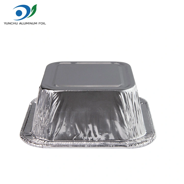 वर्ग एयर फ्रिजर चाँदी एल्युमिनियम पन्नी कन्टेनरहरू