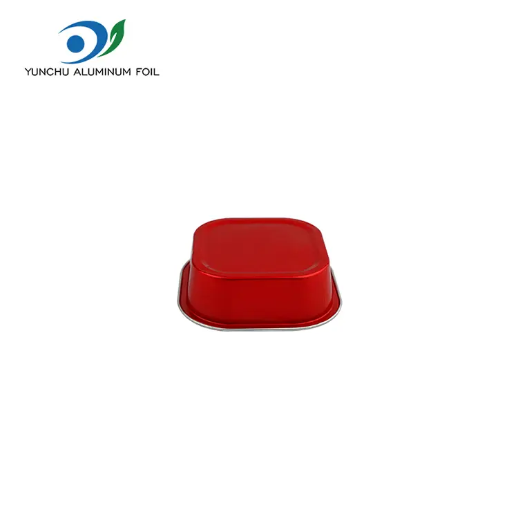 वर्ग बेल्स मोक्विड घुमाइवल एल्युमिनियम एलिमिनियम कन्टेनरहरू