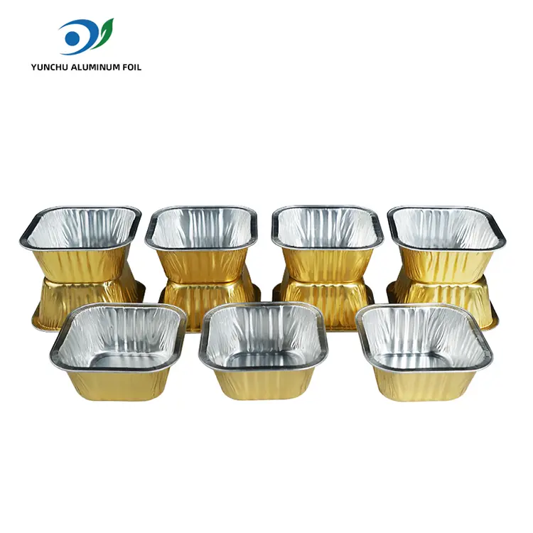 वर्ग बेकिंग केक CONKEWALWALLY ALMINUM ALIL कन्टेनरहरू