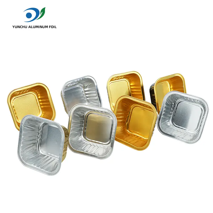 वर्ग बेकिंग केक CONKEWALWALLY ALMINUM ALIL कन्टेनरहरू